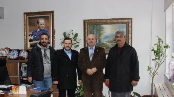 Eskişehir Bakkal ve Bayiler Odası Başkanı İsmail Hakkı Ördek ve  Yönetim Kurulu Üyelerinden Müdürümüze Ziyaret
