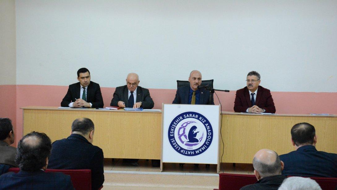 İmam Hatip Ortaokulları ve Anadolu İmam Hatip Liseleri idarecileriyle Toplantı Yapıldı.