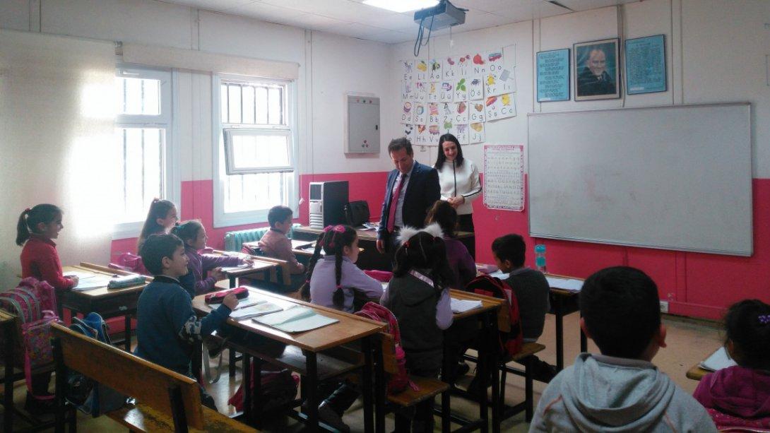 İlçe Milli Eğitim Müdürümüz Mustafa ÖZCAN, Gündüzler İlkokulu'nu Ziyaret Etti