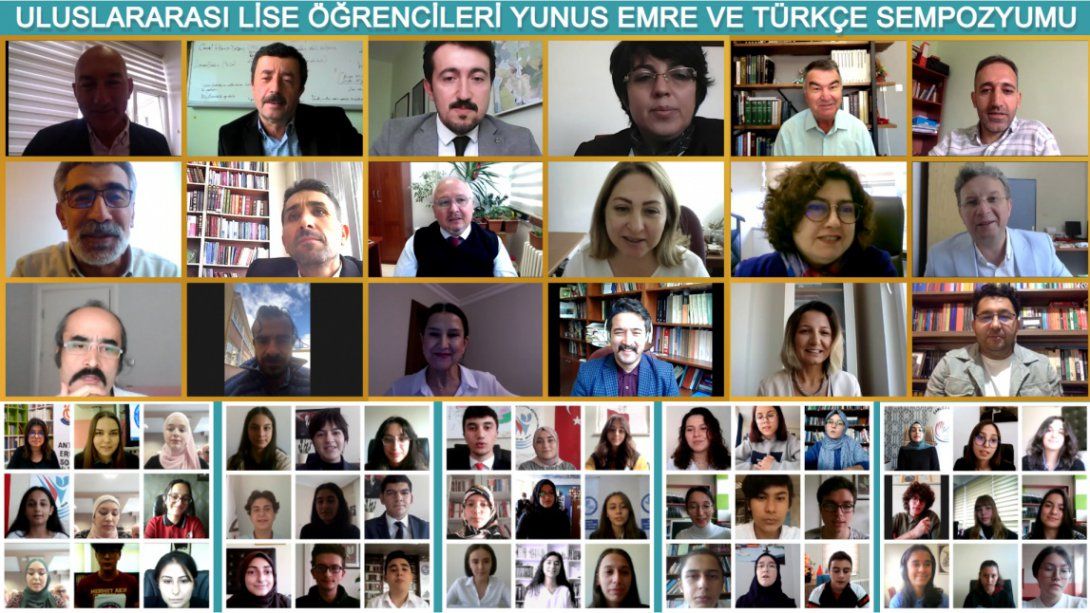 Uluslararası Lise Öğrencileri Yunus Emre ve Türkçe Sempozyumu Sona Erdi.