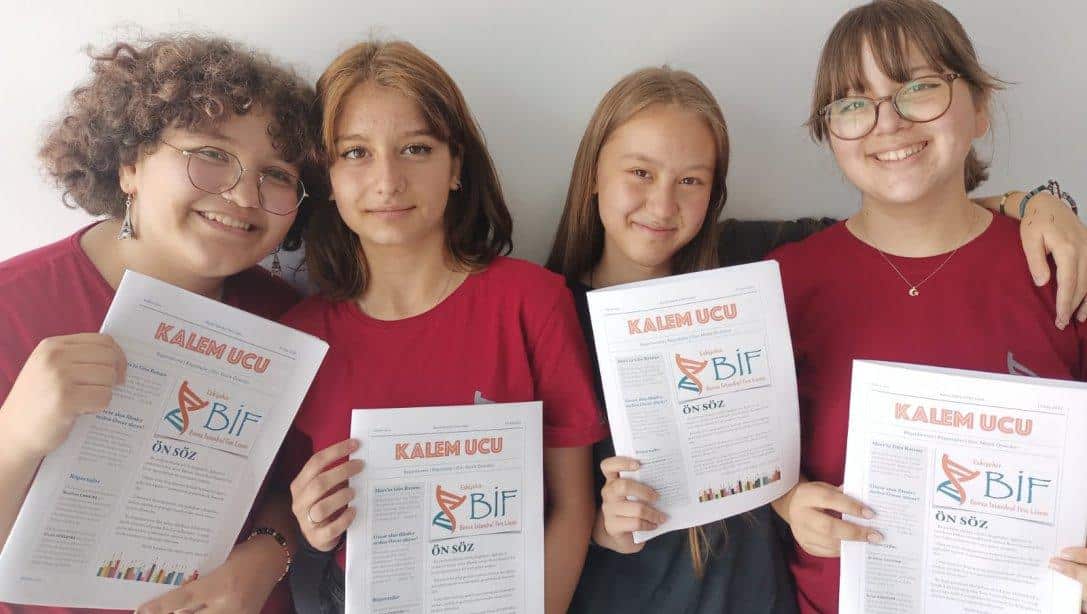 Borsa İstanbul Fen Lisesine Ait Kalem Ucu Dergisi Yayında