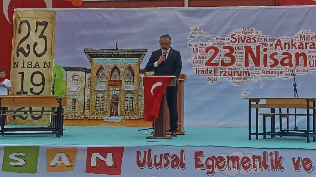 İlçe Millî Eğitim Müdürümüz Mehmet FAİDECİ'nin Tören Konuşması 
