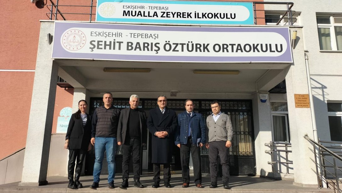 Tepebaşı Kaymakamımız Sayın Saadettin Yücel'in Okul Ziyaretleri