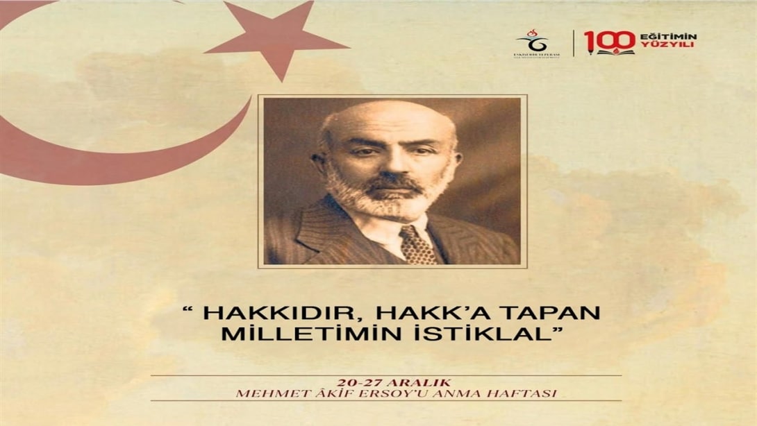 Mehmet Akif Ersoy'u Anma Haftası